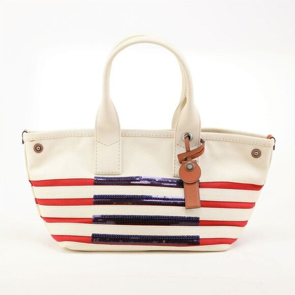 NWT Marc by Marc Jacobs St. Tropez Canvas Beach Tote - Picture 4 of 12